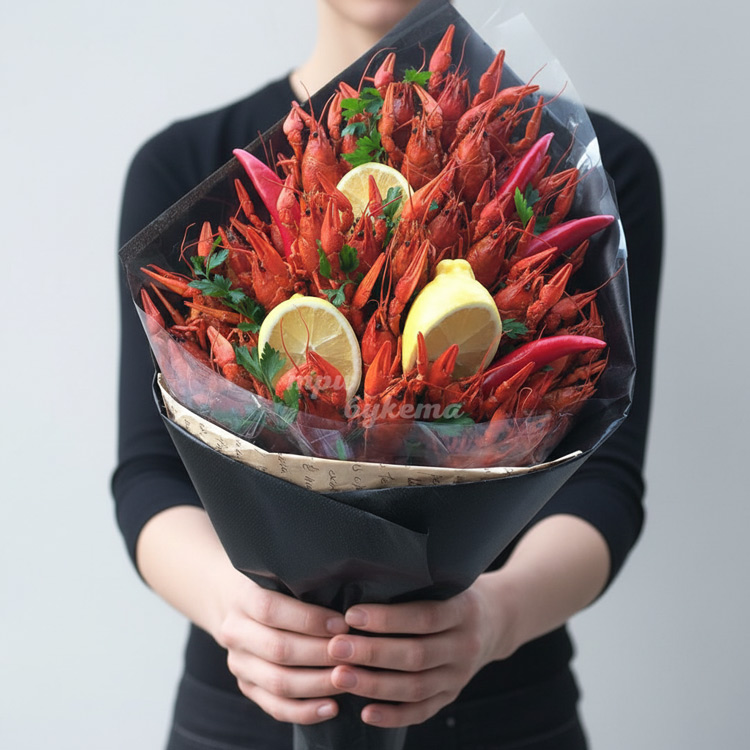 Букет из раков (1.8 кг) и перца
