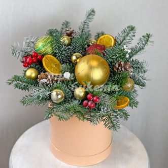 Новогодние шары в коробке