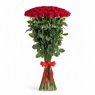 55 высоких роз на 120 см